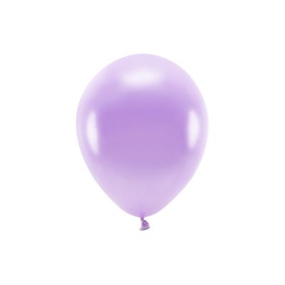 10 PZ Palloncino Palloncini LATTICE ECOLOGICO 26 cm LAVANDA METALLIC