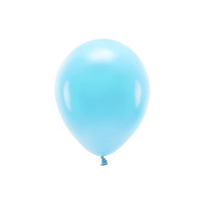 10 PZ Palloncino lattice ecologico 26 cm CELESTE