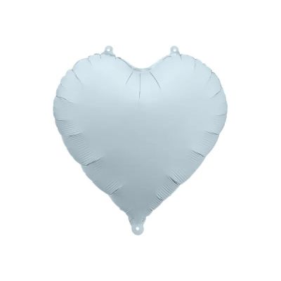 Palloncino in FOIL MYLAR a forma di CUORE OPACO CARTA DA ZUCCHERO- 35 cm