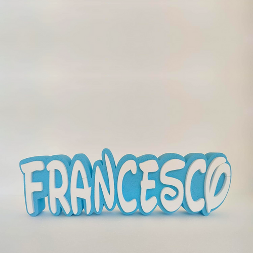 Scritta in pollistirolo, 3D Disney