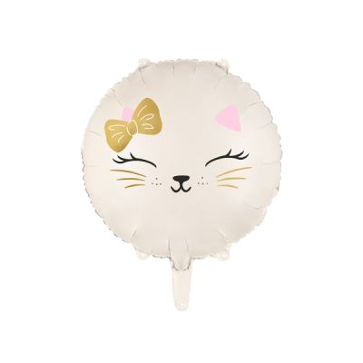 Palloncino FOIL MYLAR a forma di GATTO gattino da 45 cm