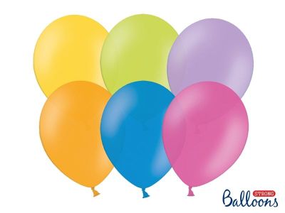 CF DA 10 PEZZI PALLONCINO PALLONCINI MIX PASTELLO da 30 cm IN LATTICE