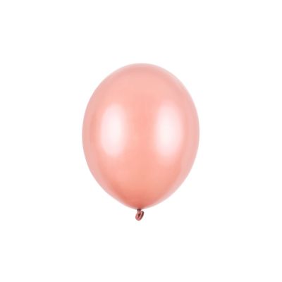 50 PEZZI Palloncino Palloncini lattice 27 cm ROSA GOLD Metallic