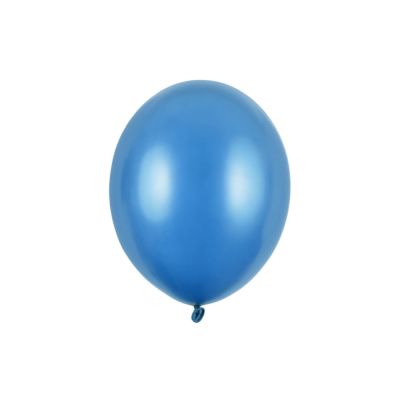 50 PEZZI Palloncino Palloncini lattice 30 cm BLU CARAIBI METALLIC
