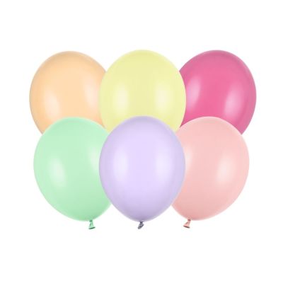 Confezione con 100 PALLONCINI LATTICE MIX PASTELLO CHIARO 30 cm