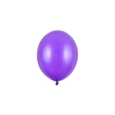 100 PZ Palloncino Palloncini Lattice 12 cm VIOLA metallic