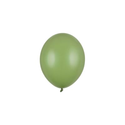 100 PZ Palloncini lattice strong colore VERDE SALVIA Pastello da 12 cm