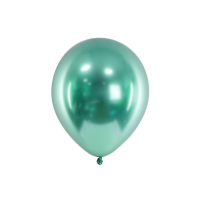 50 PZ Palloncino Palloncini Lattice 30 cm GLOSSY VERDE BOTTIGLIA