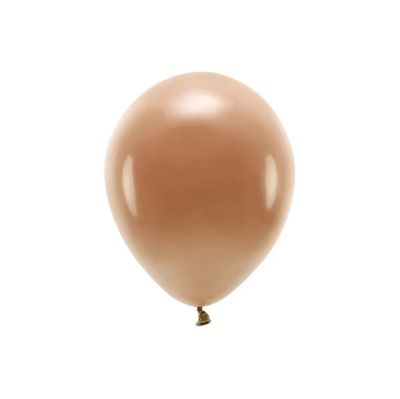 10 PZ Palloncino lattice ECOLOGICO 26 cm colore MARRONE CIOCCOLATO