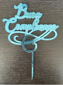 Cake Topper Plexiglass - Buon Compleanno