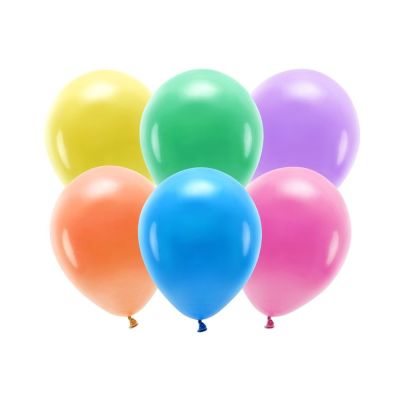 10 PZ Palloncino lattice ECOLOGICO 30 cm MIX COLOR colori misti