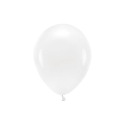 10 PZ Palloncino lattice ECOLOGICO 30 cm BIANCO