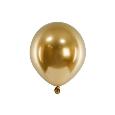 50 PZ Palloncino Palloncini Lattice 12 cm GLOSSY ORO