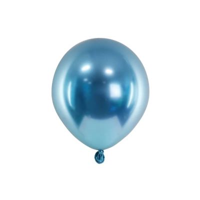50 PZ Palloncino Palloncini Lattice 12 cm GLOSSY BLU
