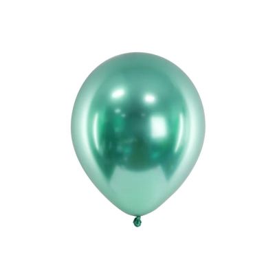 10 PZ Palloncino Palloncini Lattice 30 cm GLOSSY VERDE BOTTIGLIA