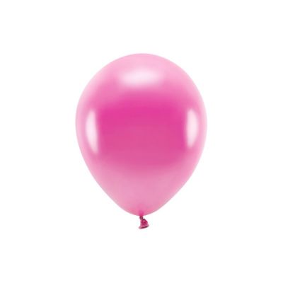 10 PZ Palloncino lattice ecologico 30 cm FUXIA Metallic