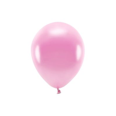 10 PZ Palloncino lattice ecologico 30 cm ROSA Metallic