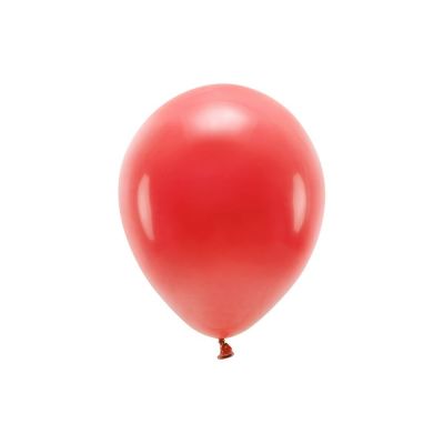 10 PZ Palloncino Palloncini LATTICE ECOLOGICO 30 cm ROSSO PASTELLO