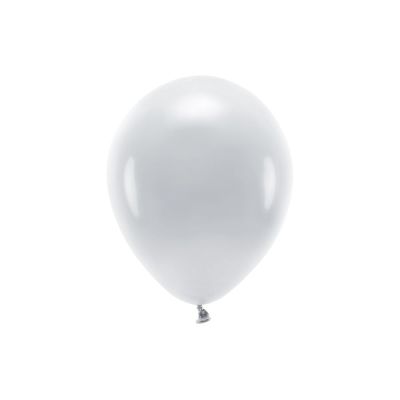 100 PZ Palloncino lattice ecologico 30 cm GRIGIO pastello