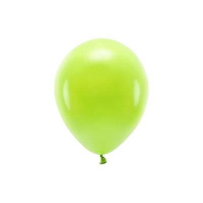 100 PZ Palloncino lattice ecologico 30 cm VERDE MELA pastello