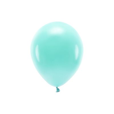100 PZ Palloncino lattice ecologico 30 cm MENTA DARK pastello