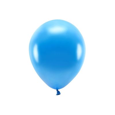 100 PZ Palloncino Palloncini lattice ECOLOGICO 30 cm BLU METALLIC