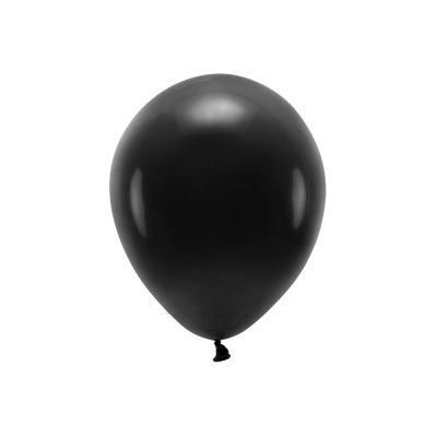100 PZ Palloncino lattice ecologico 30 cm NERO pastello