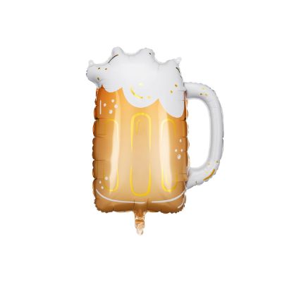Palloncino FOIL MYLAR a forma di Bicchiere Boccale di BIRRA 66x54 cm
