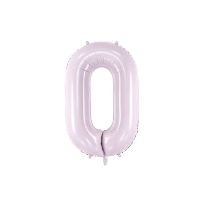 Palloncino FOIL MYLAR numero 0 colore LILLA - 72 CM