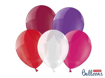 100 PEZZI Palloncini palloncino LATTICE CRYSTAL MIX assortiti 30 cm