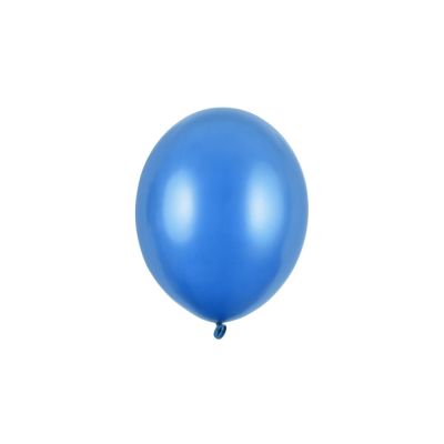 100 PZ Palloncino Palloncini Lattice 23 cm BLU FIORDALISO metallic
