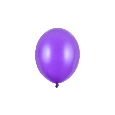 100 PZ Palloncino Palloncini Lattice 23 cm VIOLA Metallic