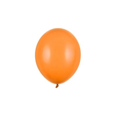 100 pz PALLONCINI LATTICE 23 CM ARANCIONE MANDARINO pastello