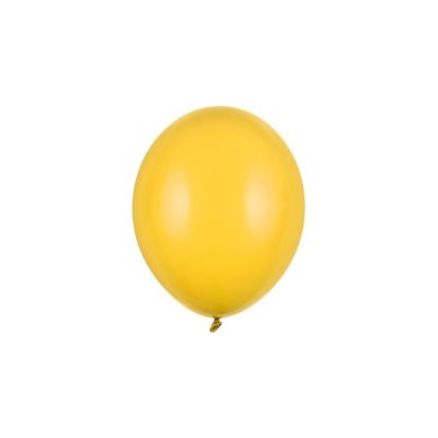 100 pz PALLONCINI LATTICE 23 CM GIALLO MIELE PASTELLO