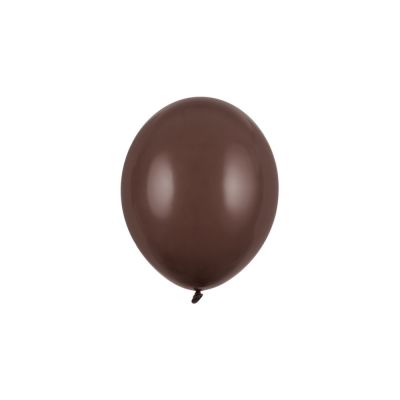 100 PZ Palloncini in lattice 23 cm MARRONE CIOCCOLATO pastello