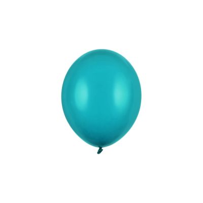 100 PZ Palloncini in lattice 23 cm BLU LAGUNA pastello