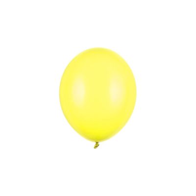 100 PZ Palloncini in lattice 23 cm GIALLO LIMONE pastello
