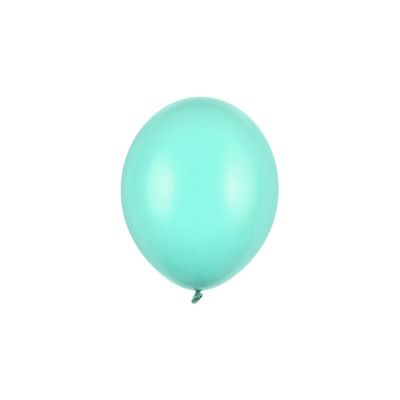 100 PZ Palloncini in lattice 23 cm VERDE MENTA CHIARO pastello
