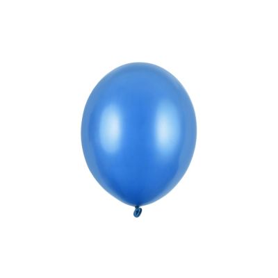 50 PZ Palloncino Palloncini Lattice 27 cm BLU FIORDALISO metallic