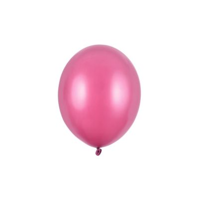 100 PZ Palloncino Palloncini Lattice 27 cm ROSA SHOCKING metallic