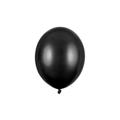 50 PZ Palloncino Palloncini Lattice 10 Pollici 27 cm NERO metallic