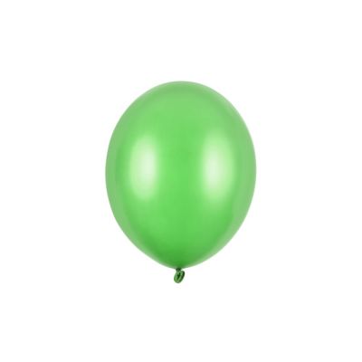 50 PZ Palloncino Palloncini Lattice 27 cm VERDE BRILLANTE metallic