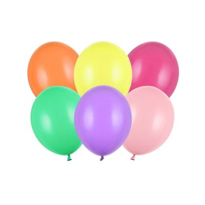 10 pezzi PALLONCINO LATTICE 27 CM colori misti MIX PASTELLO compleanno