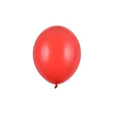 10 pezzi PALLONCINO LATTICE 27 CM ROSSO PAPAVERO Pastello