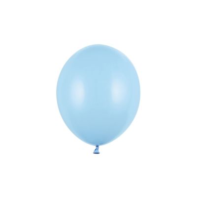 10 pezzi PALLONCINO LATTICE 27 CM CELESTE CIELO BABY PASTELLO