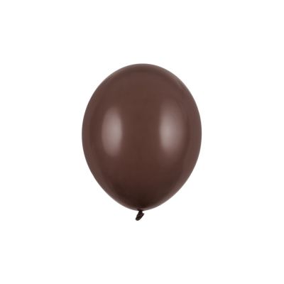 50 PZ Palloncini Palloncino Lattice 27 cm MARRONE CIOCCOLATO pastello