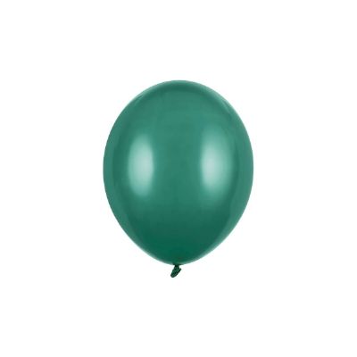 100 PEZZI Palloncino lattice STRONG colore VERDE BOTTIGLIA PASTELLO 27cm