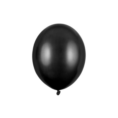 100 PZ Palloncino Palloncini Lattice 30 cm NERO metallic