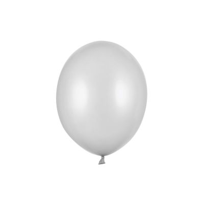 10 PZ palloncini palloncino Lattice 30 cm ARGENTO NEVE Metallic
