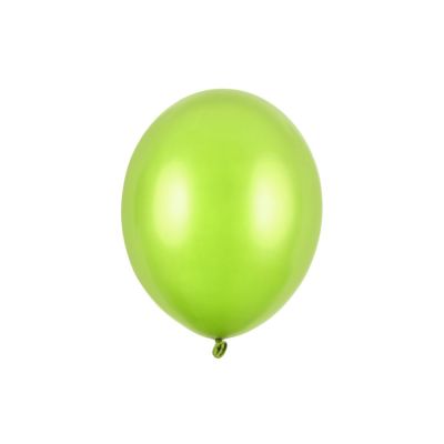 10 PZ palloncini palloncino Lattice 30 cm VERDE LIME metallic